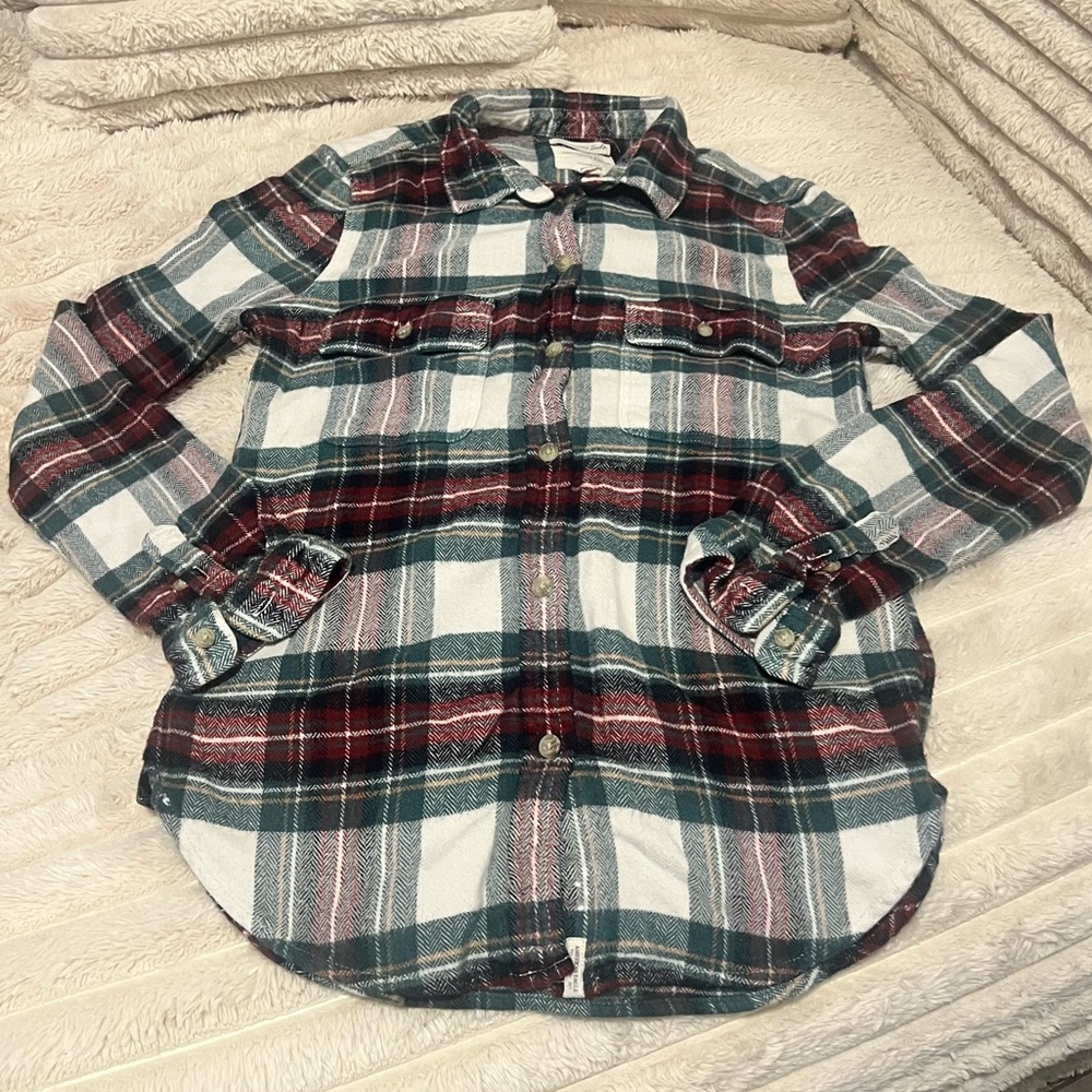 American Eagle Button Down Aww-mazingly Soft Small Classic Fit